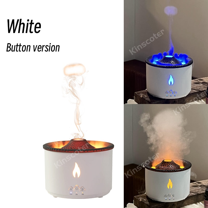 Dropship 360ML Volcanic Flame Aroma Diffuser Air Humidifier