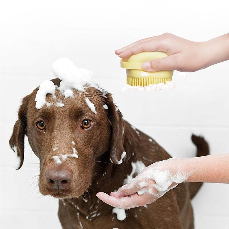 Dog Bath Massage Brush